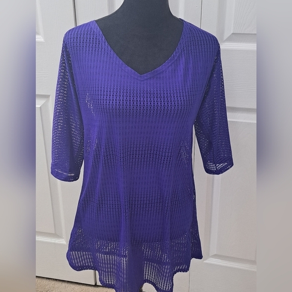 Oneill Blue Mesh Swimsuit Cover Up/Tunic   Size XS/S - Picture 1 of 12